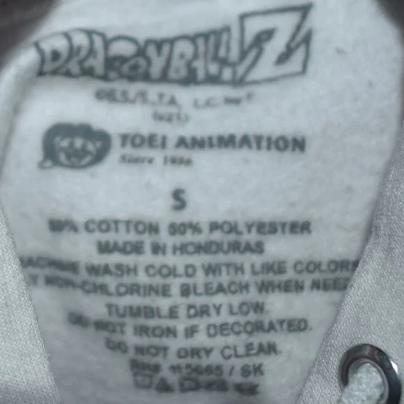 Dragon Ball Z  Hoodie Size Small - Picture 2 of 4